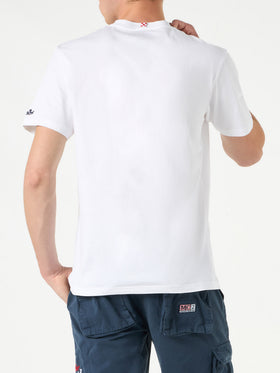 Man cotton t-shirt with Algida Portofino print | ALGIDA® SPECIAL EDITION - MC2 Saint Barth