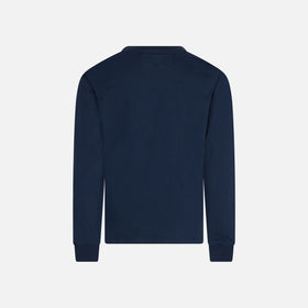 Boy navy blue t-shirt with print - MC2 Saint Barth