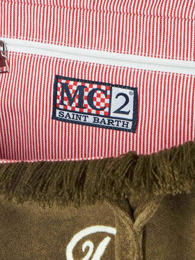 Vanity military green terry shoulder bag - MC2 Saint Barth