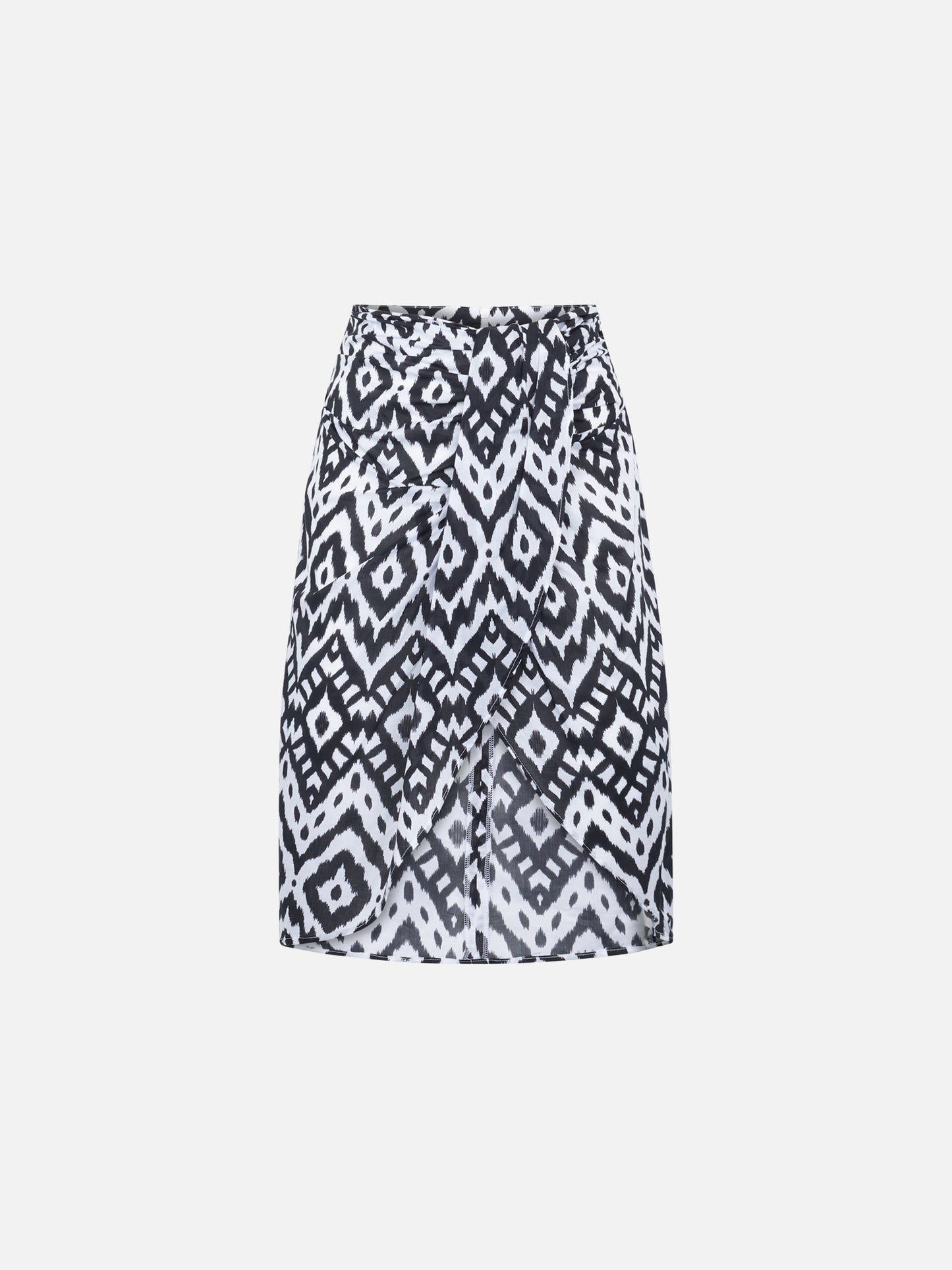 Woman midi skirt Amanda with ikat print - MC2 Saint Barth