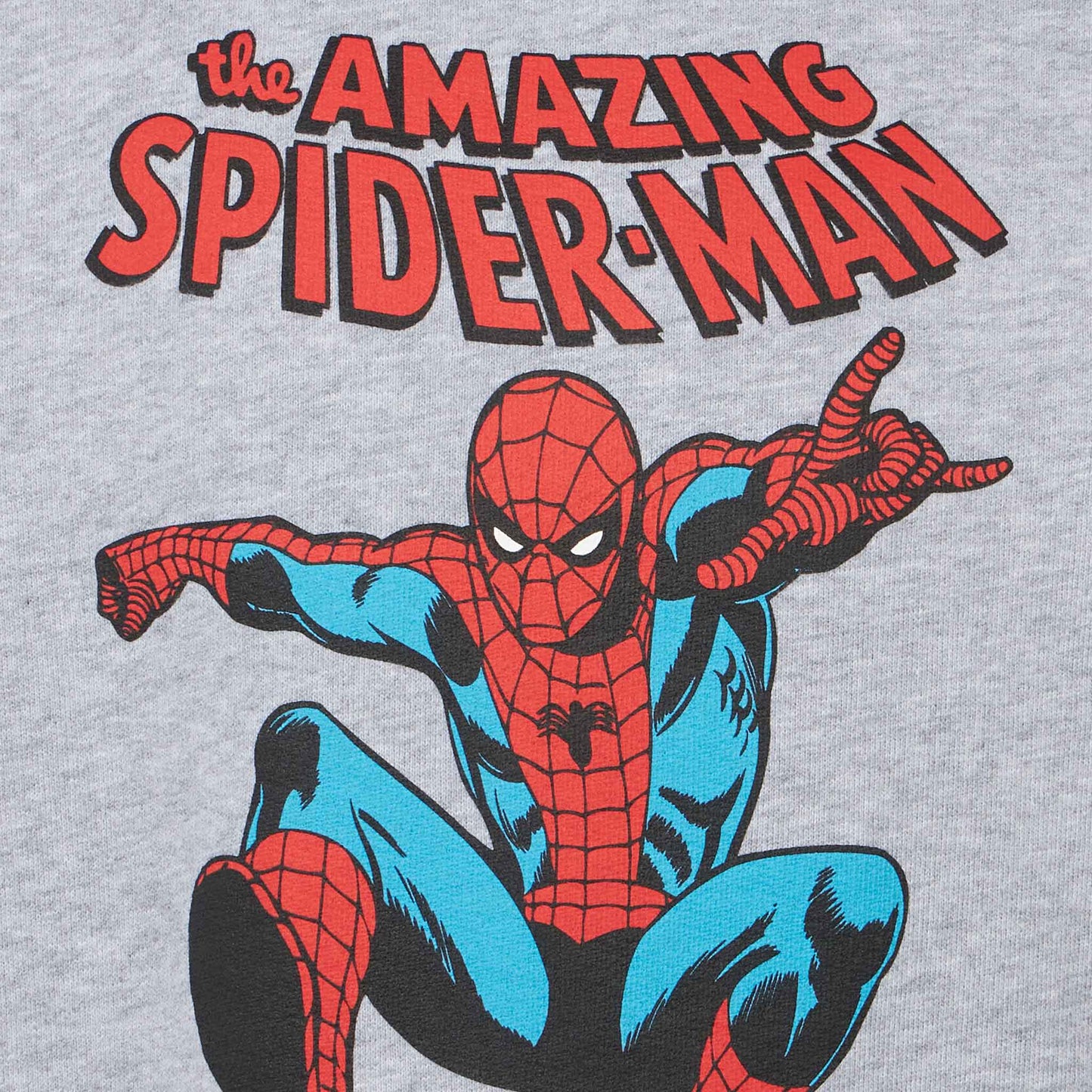 Boy crewneck grey sweatshirt with Spiderman print | MARVEL SPECIAL EDITION - MC2 Saint Barth