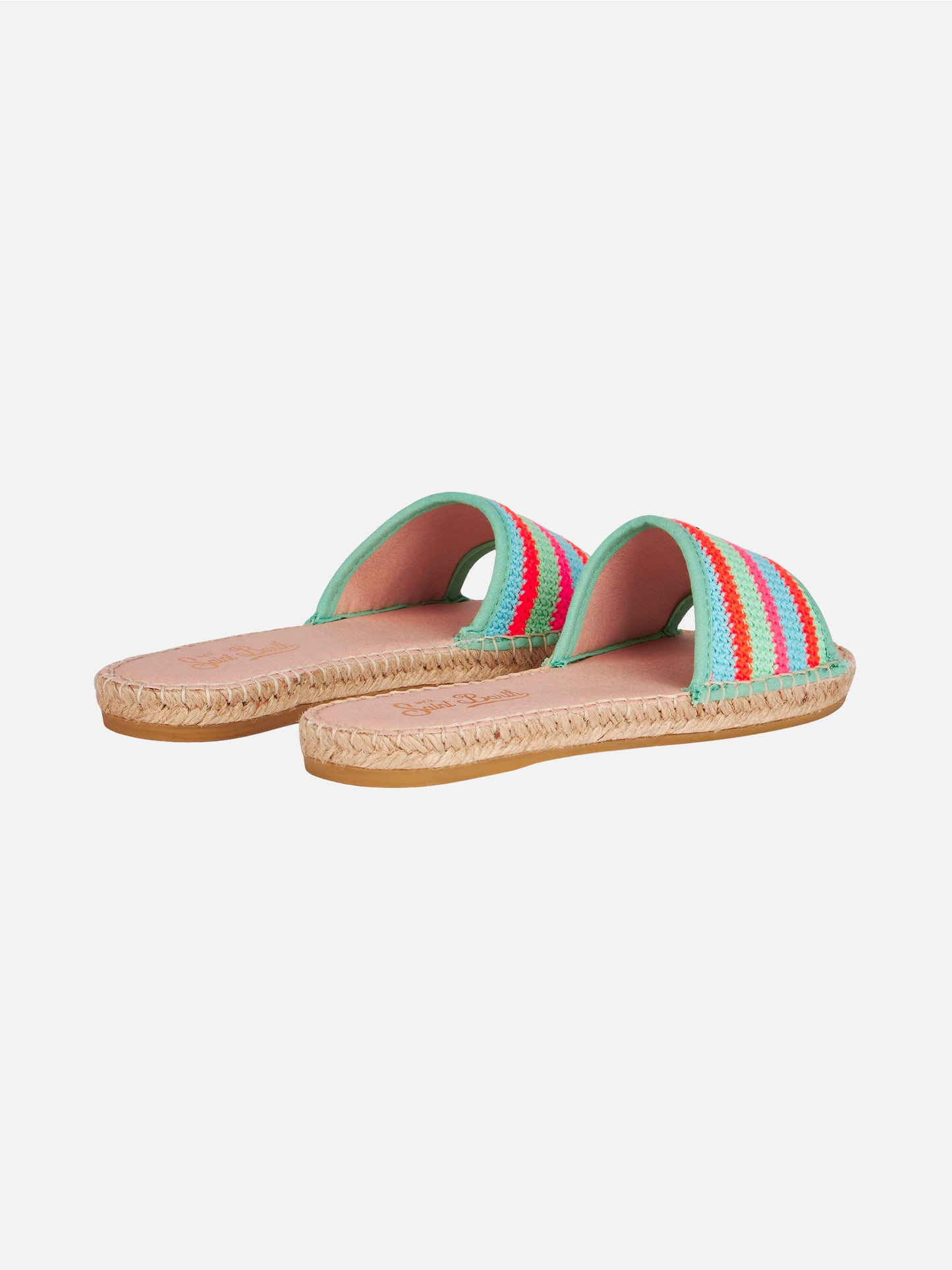 Woman espadrillas with crochet stripes - MC2 Saint Barth