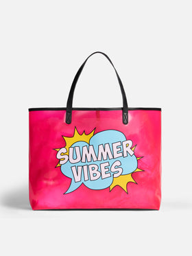 Summer vibes transparent pvc bag - MC2 Saint Barth
