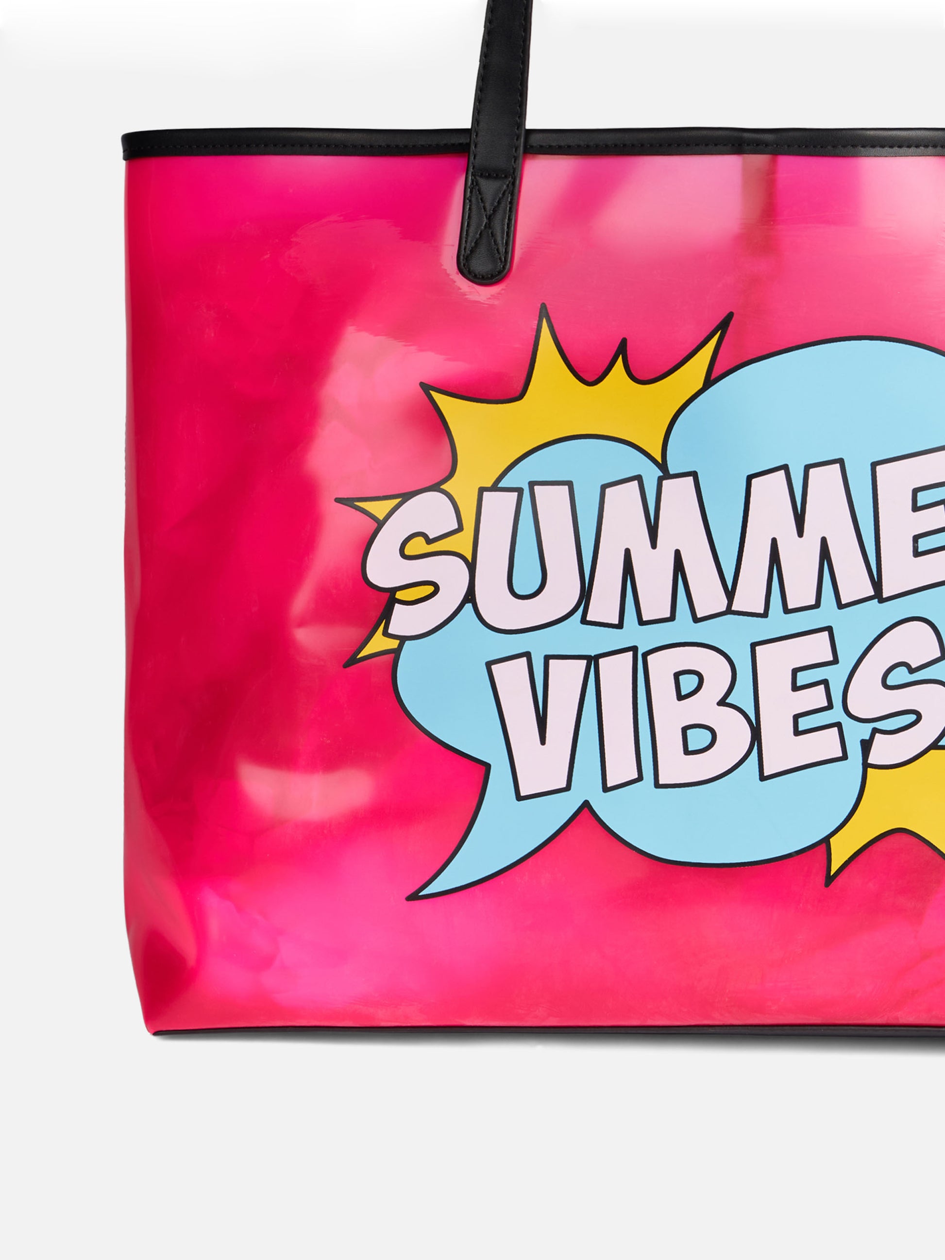 Summer vibes transparent pvc bag - MC2 Saint Barth
