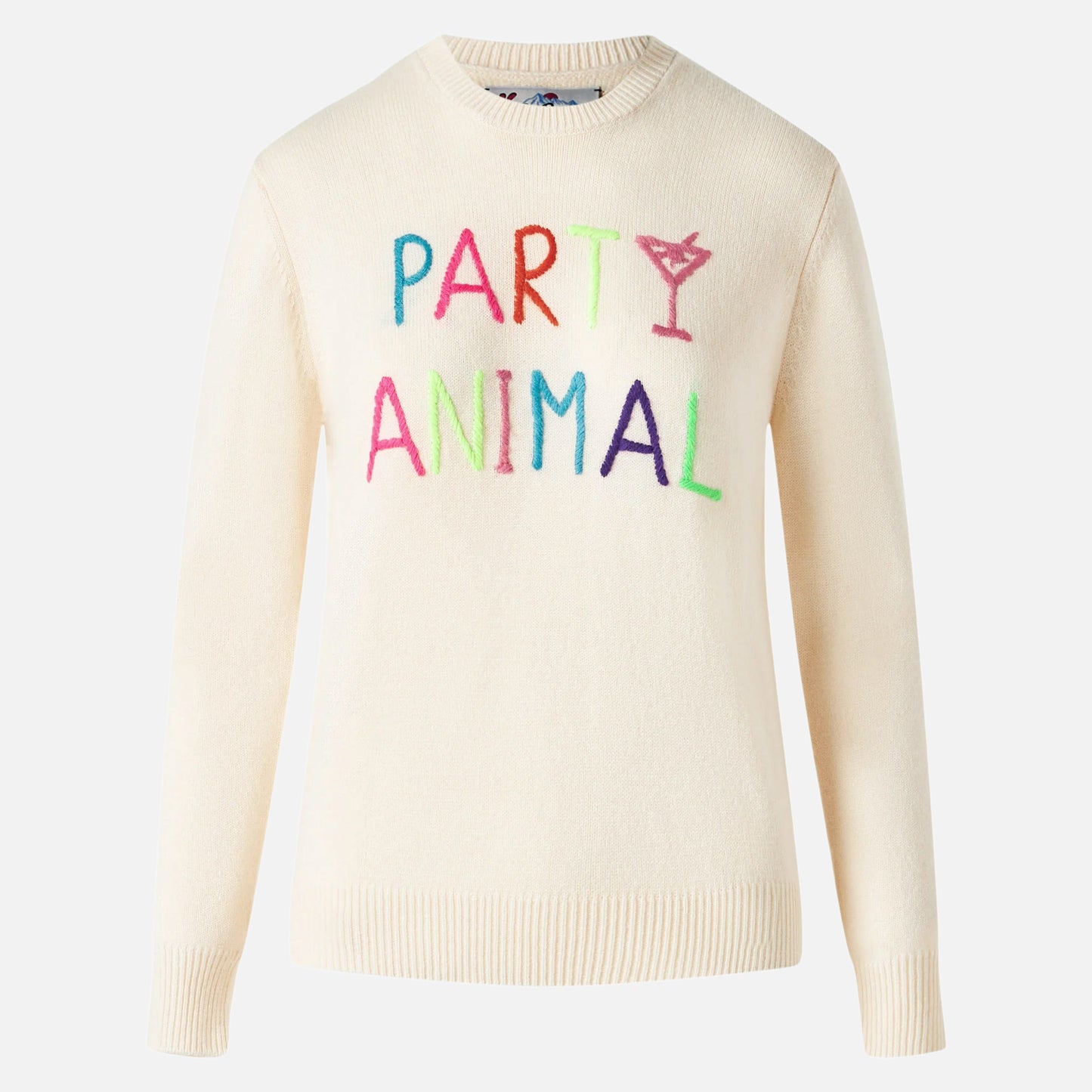 Damenpullover mit Party-Animal-Stickerei | NIKI DJ SONDEREDITION