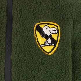 Kid sherpa jacket with Snoopy patch | Peanuts® Special Edition - MC2 Saint Barth