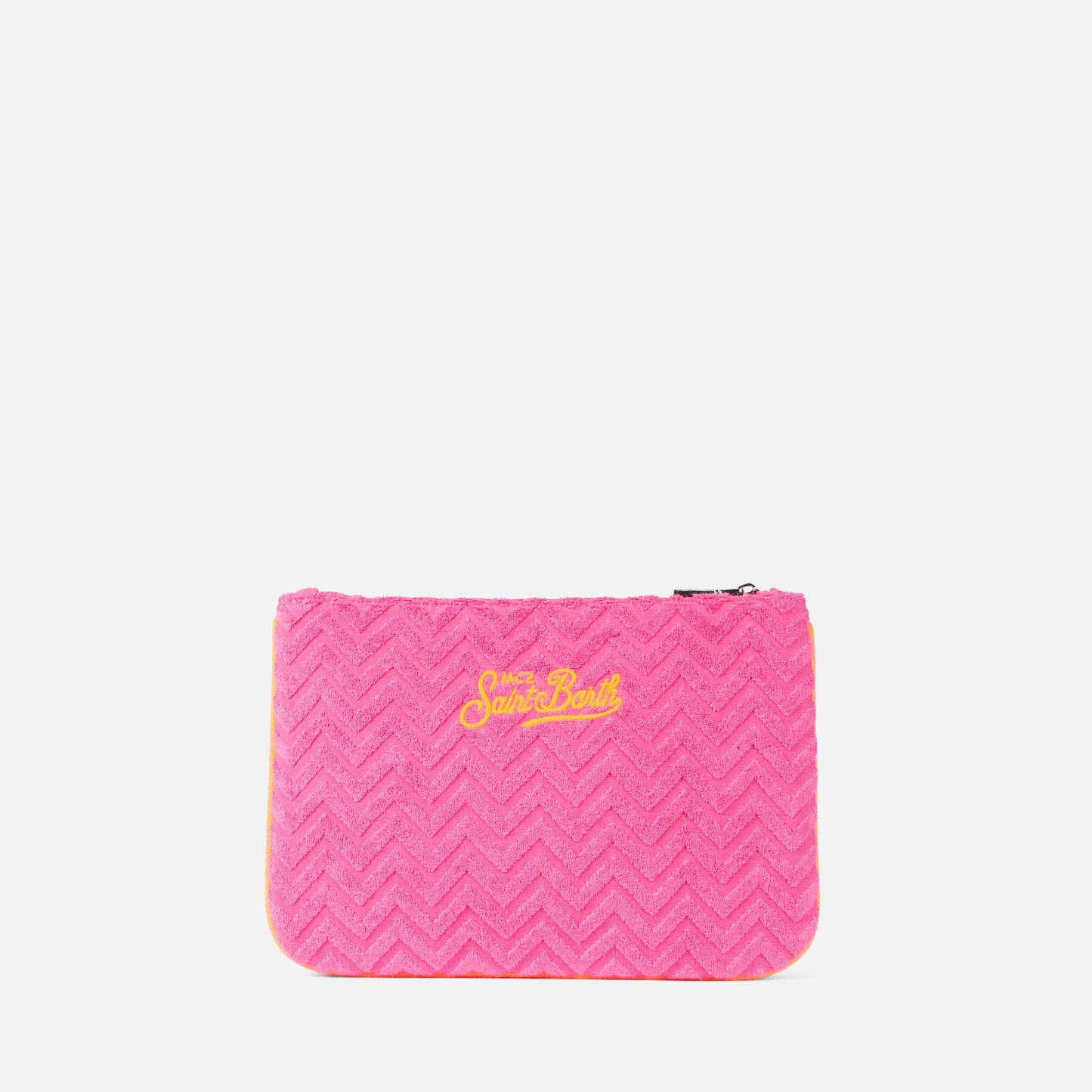 Pochette aus Parisienne-Frottee mit geprägtem Muster