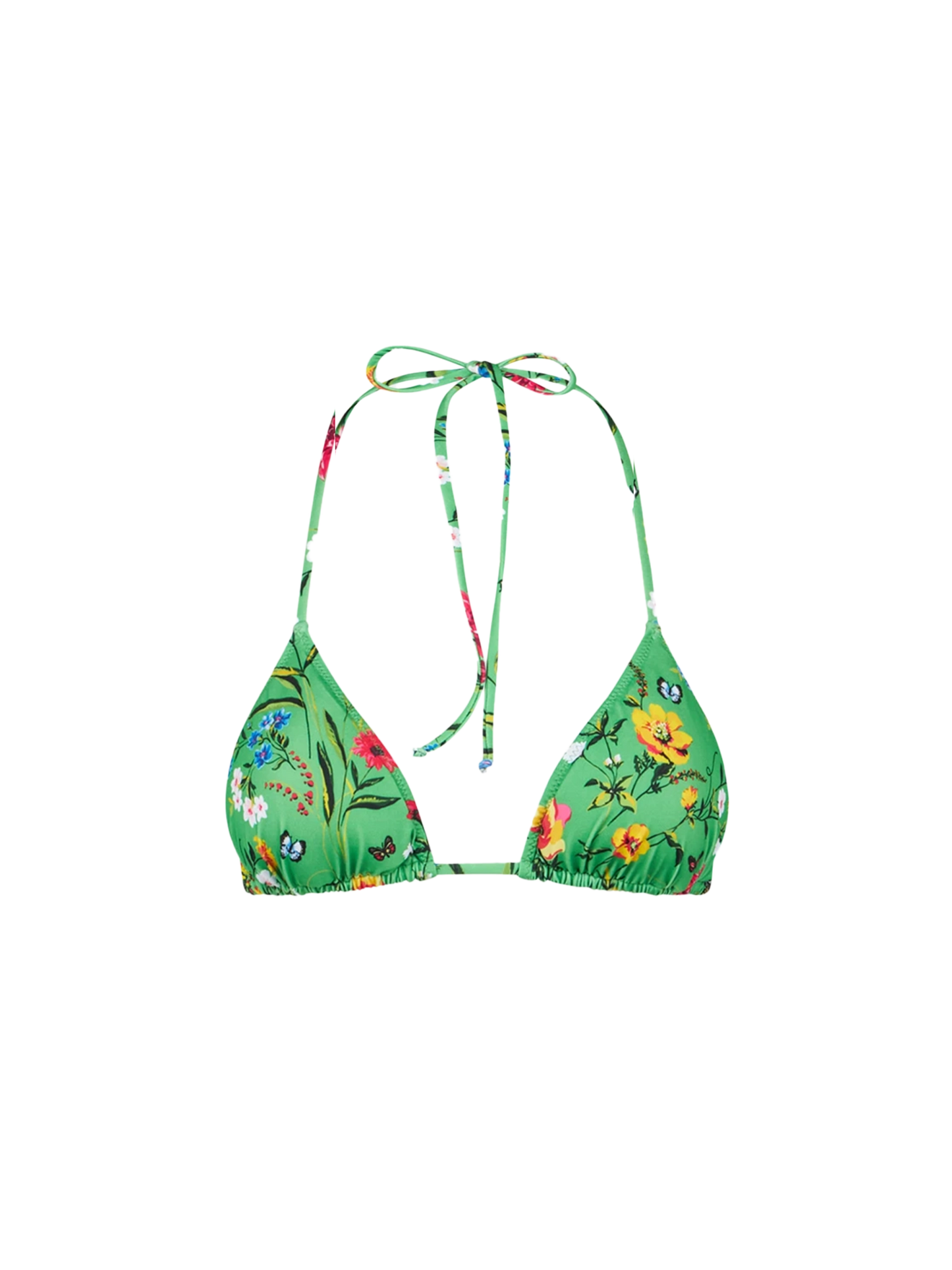 Damen-Triangel-Top mit Blumenprint