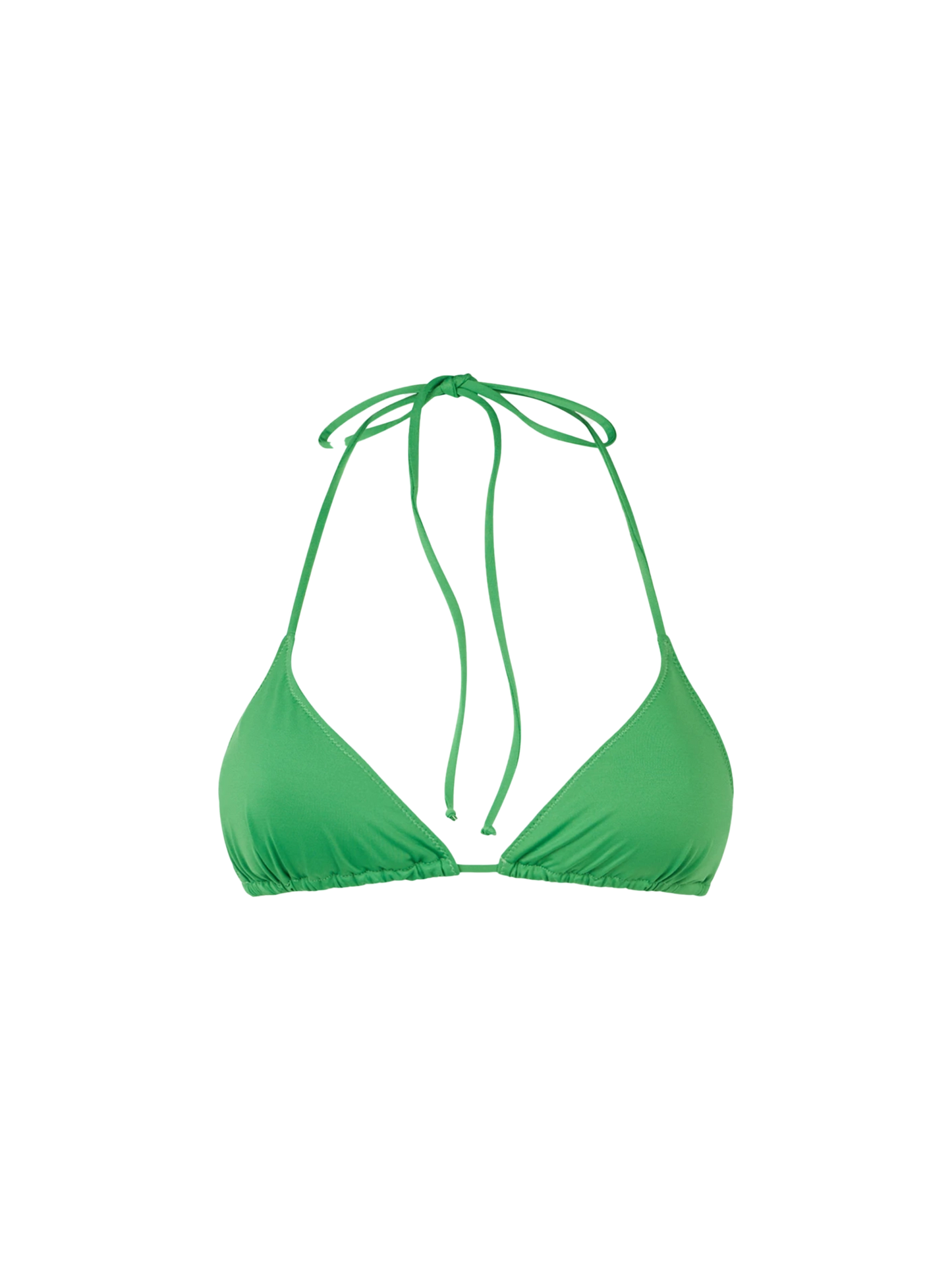 Grüner Damen-Badeanzug mit Triangel-Oberteil