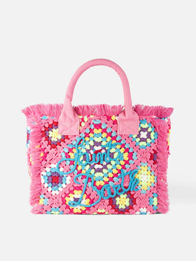 Vanity crochet shoulder bag with pattern - MC2 Saint Barth
