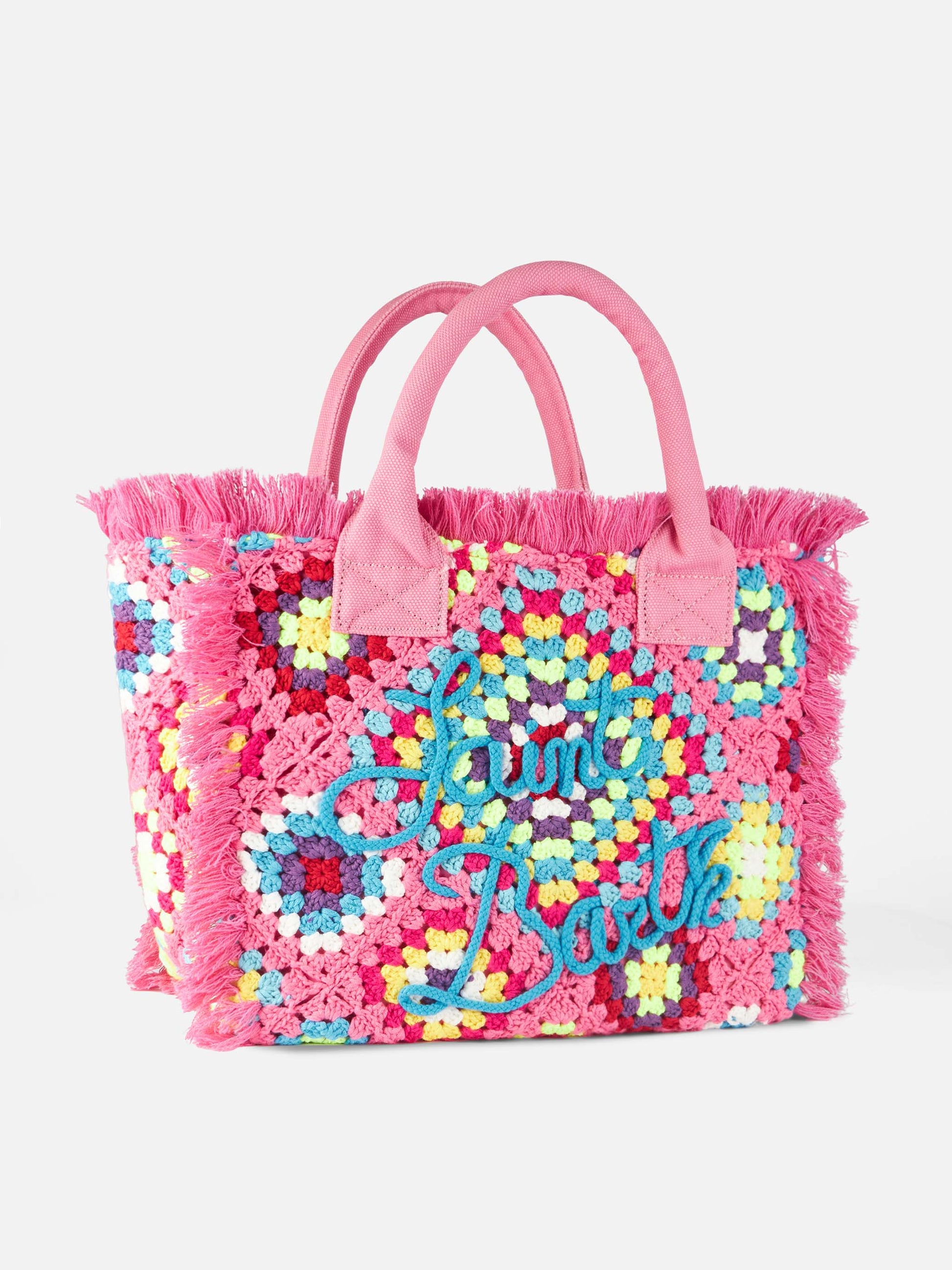 Vanity crochet shoulder bag with pattern - MC2 Saint Barth