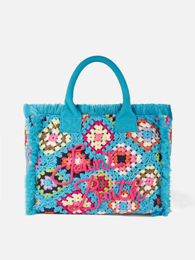 Vanity crochet shoulder bag with pattern - MC2 Saint Barth