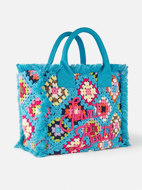 Vanity crochet shoulder bag with pattern - MC2 Saint Barth