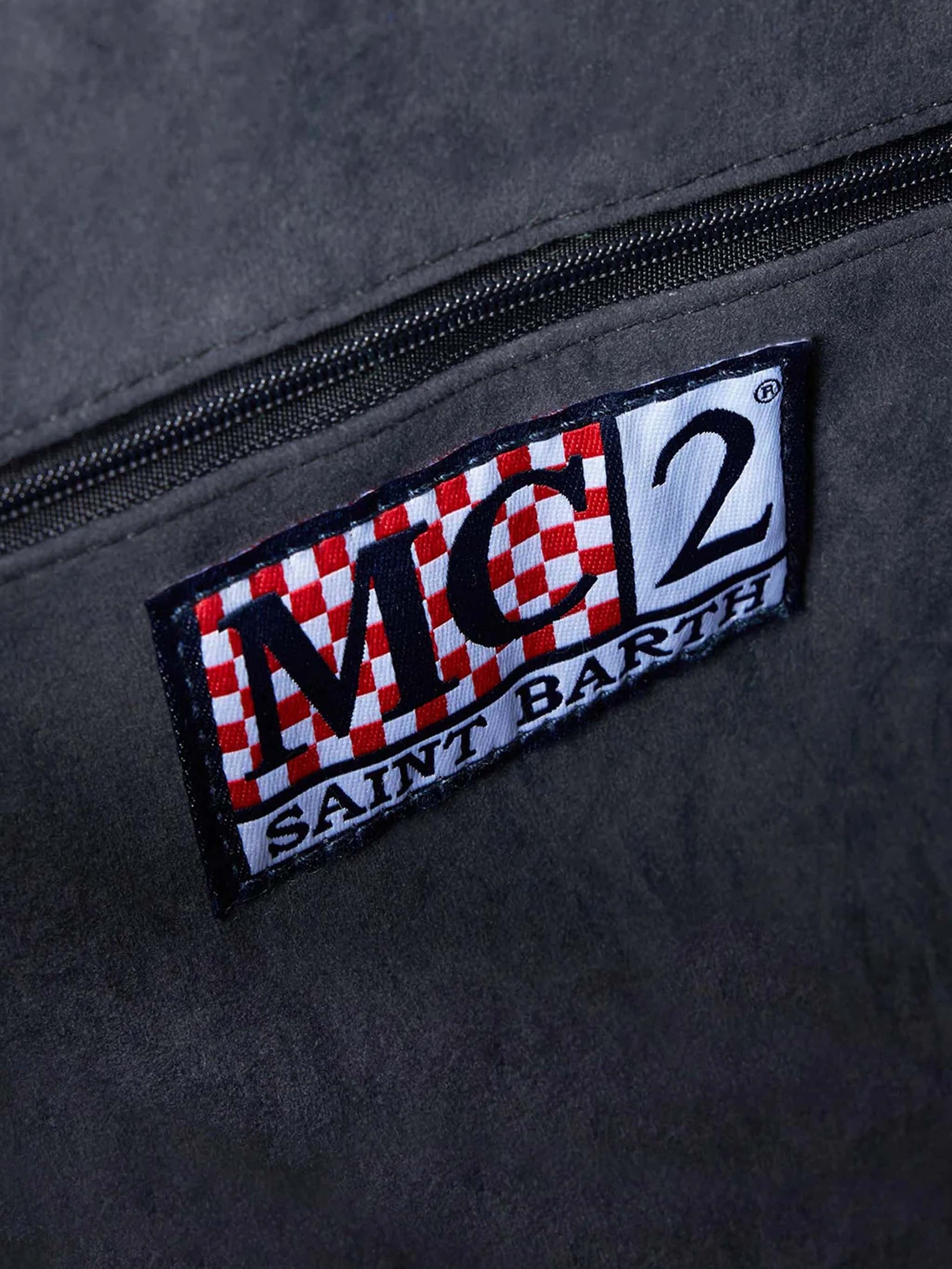 Colette handbag with green tartan print - MC2 Saint Barth