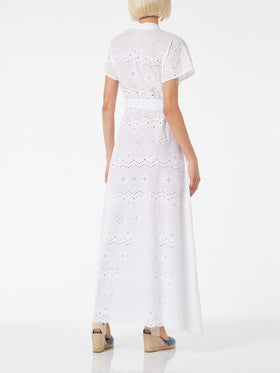 Woman white sangallo dress Keira - MC2 Saint Barth