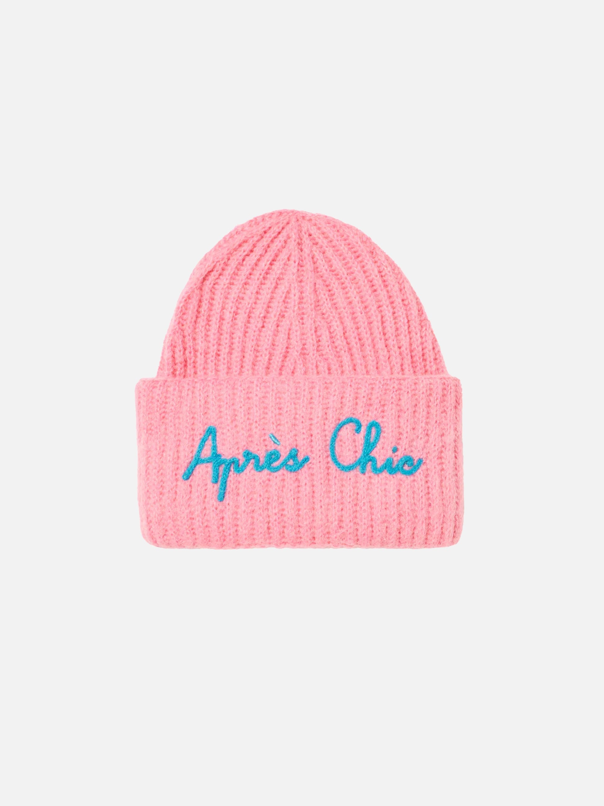 Woman brushed and ultra soft beanie with Apres Chic embroidery - MC2 Saint Barth