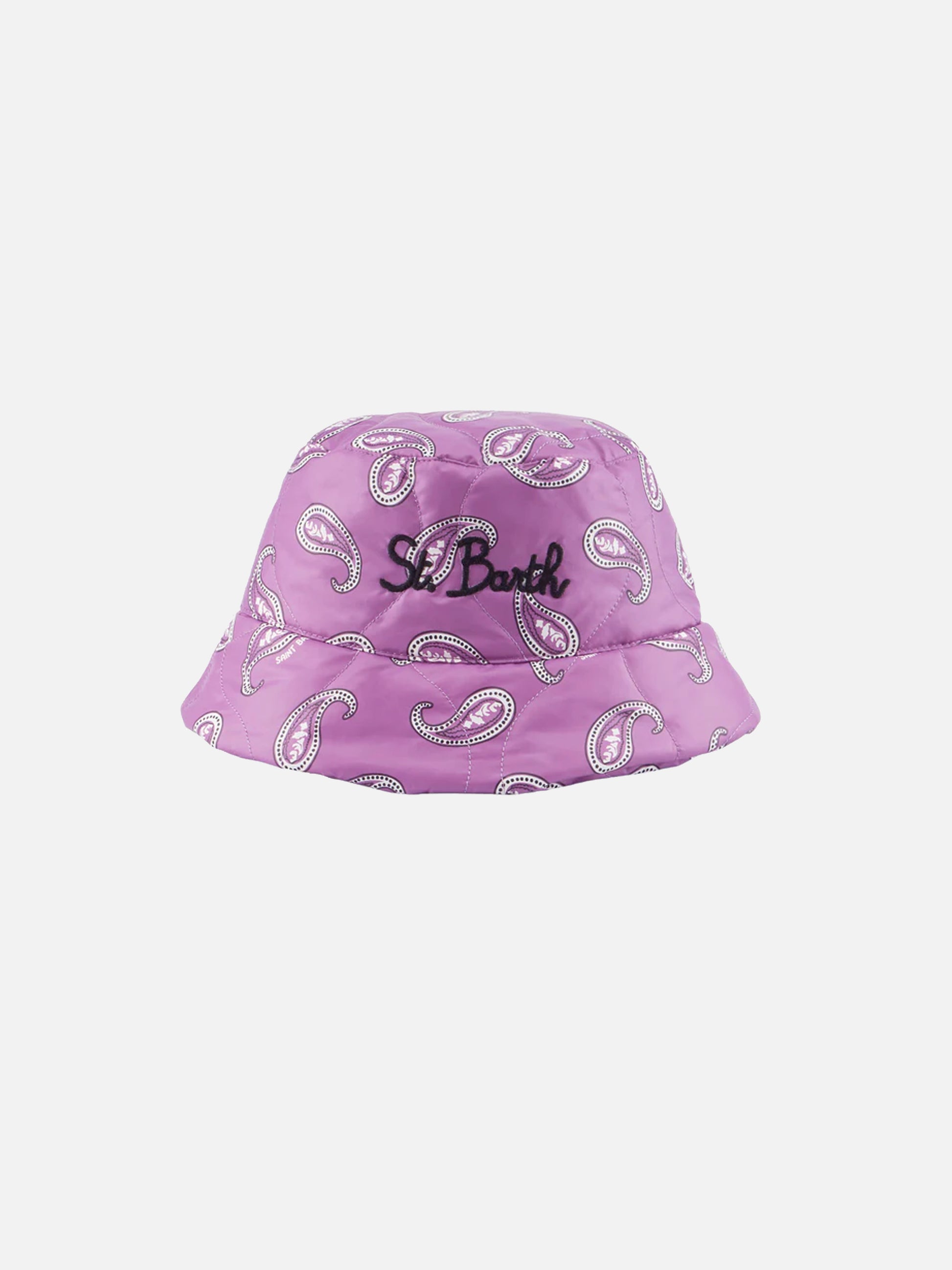 Woman bucket hat with paisley print - MC2 Saint Barth