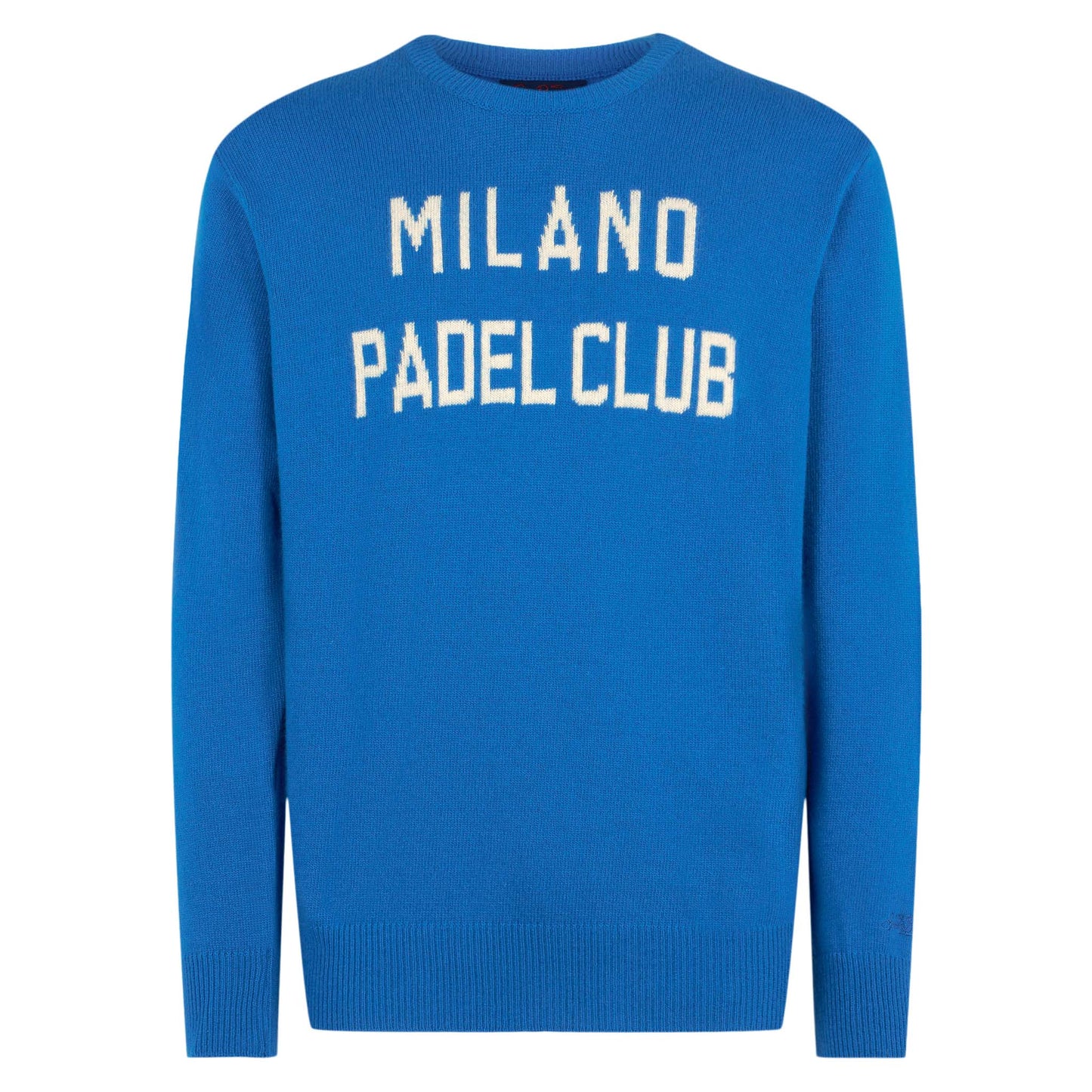 Man sweater with Milano Padel Club jacquard - MC2 Saint Barth