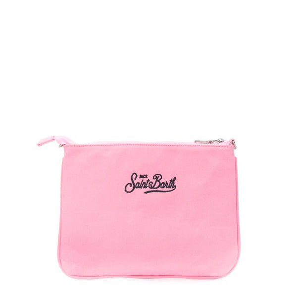 Parisienne pink beaded pouch bag - MC2 Saint Barth