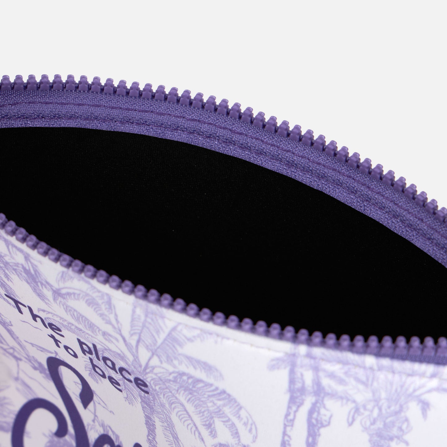 Pochette Aline in scuba con stampa toile de jouy