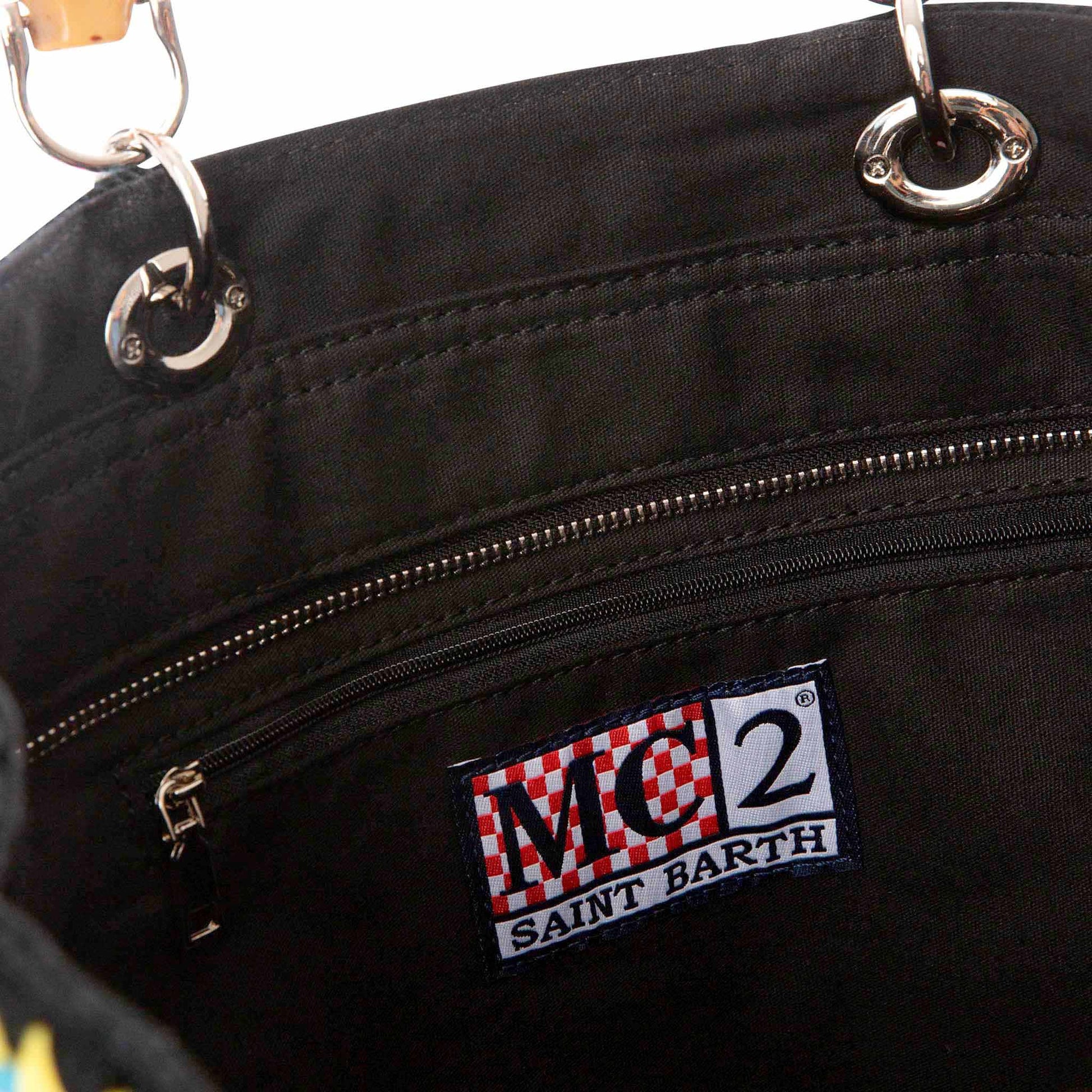 Handmade tiles crochet bag Victoria - MC2 Saint Barth