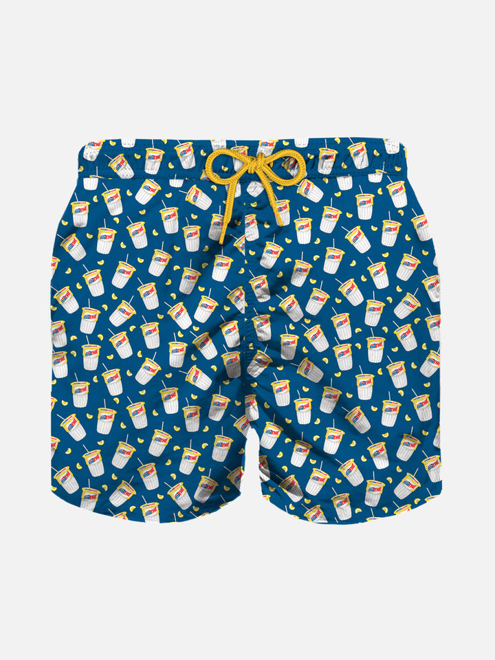 Boy swim shorts with Estathé print | Estathé® Special Edition - MC2 Saint Barth