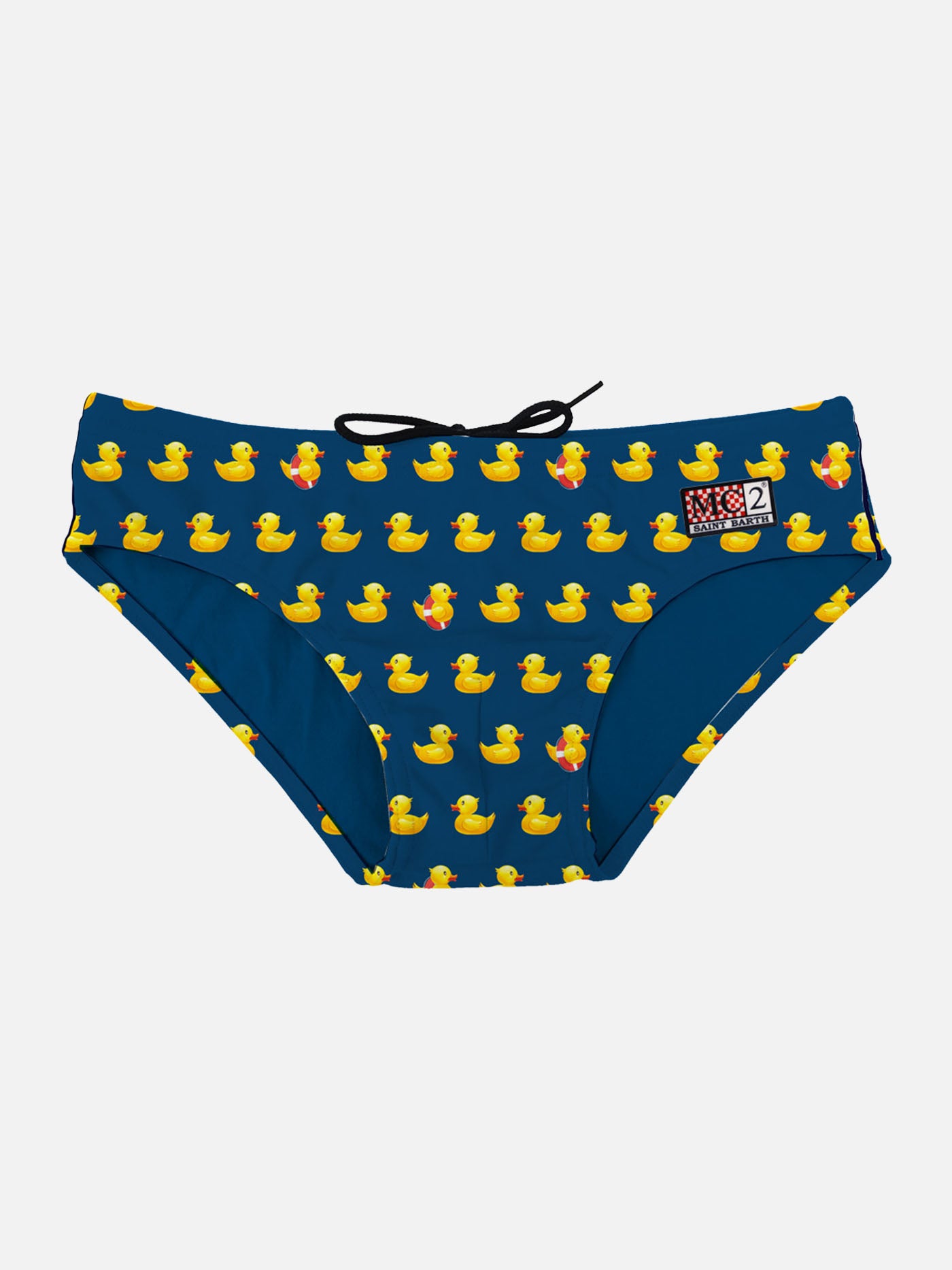 Slip da bagno da uomo con stampa papere
