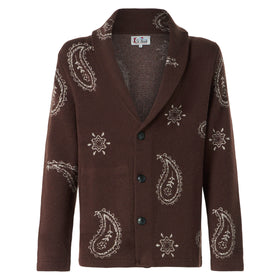 Man knit jacket with Paisley print - MC2 Saint Barth