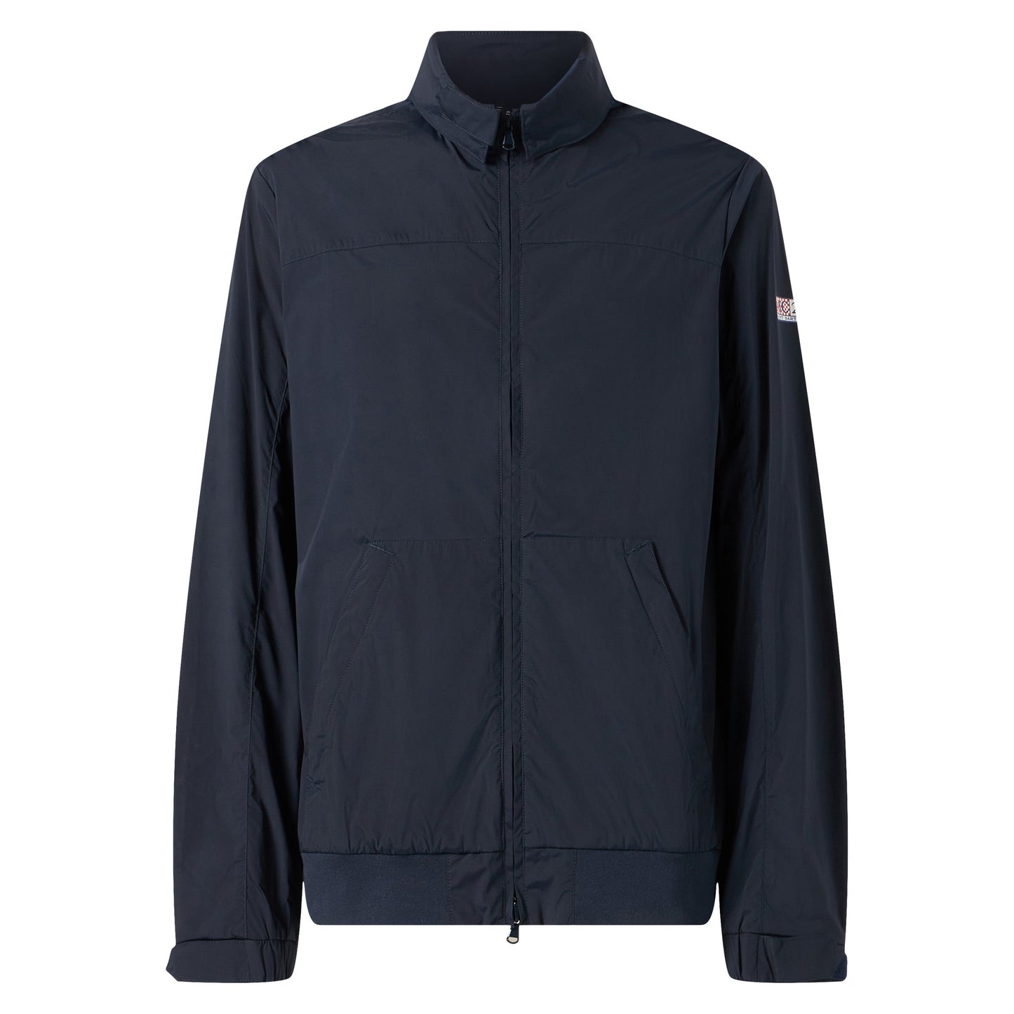 Blu navy zipped midweight windbreaker - MC2 Saint Barth