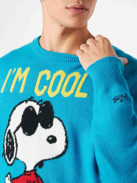 Man sweater with Snoopy I'm Cool print | SNOOPY - PEANUTS™ SPECIAL EDITION - MC2 Saint Barth