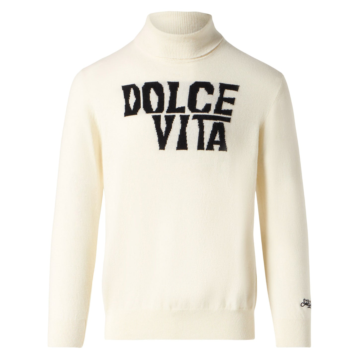 Maglione dolcevita in misto cashmere