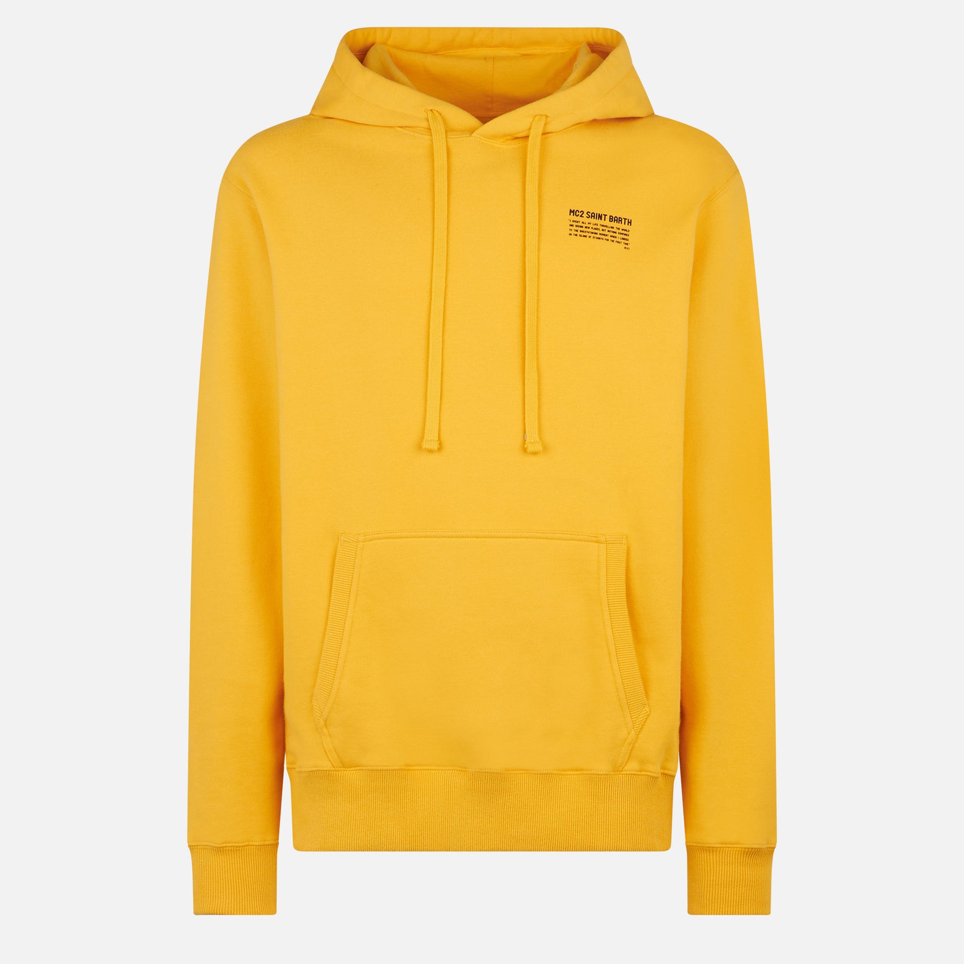 Yellow ochre hoodie | Pantone® Special Edition - MC2 Saint Barth