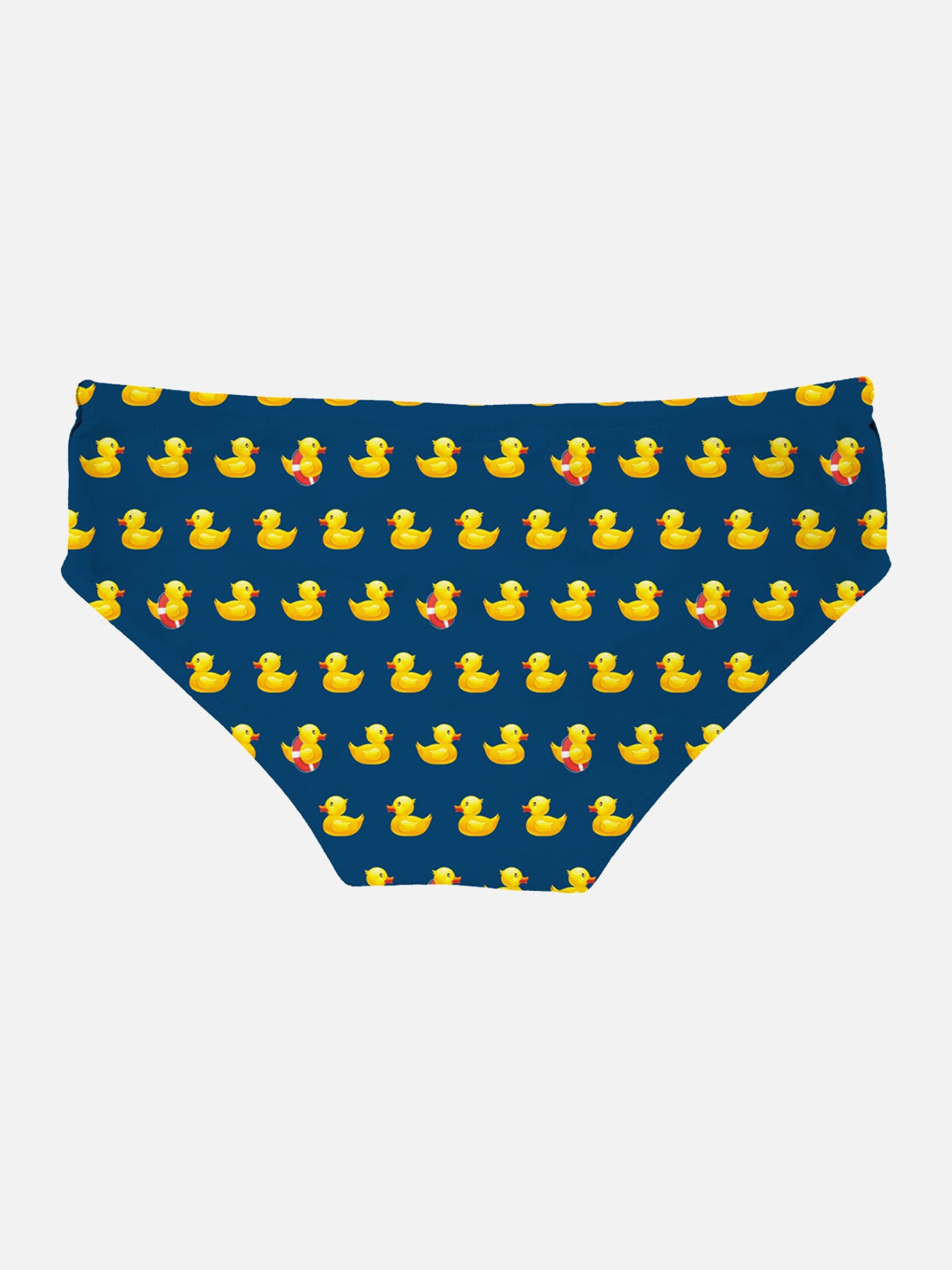 Slip da bagno da uomo con stampa papere