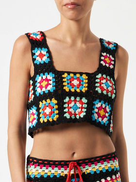 Woman handmade crochet top - MC2 Saint Barth
