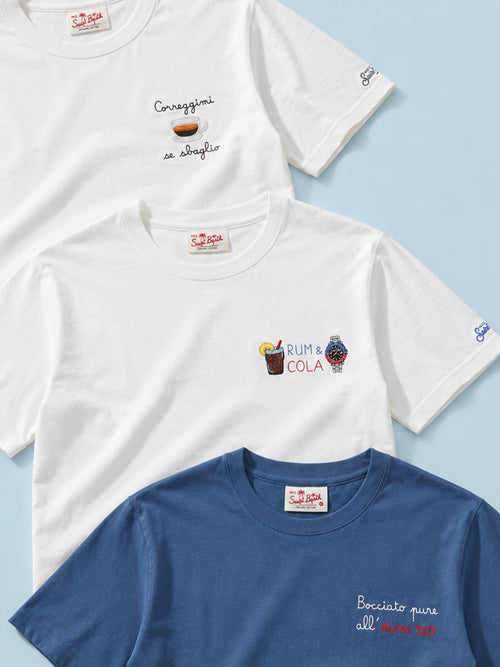 Man Embroidered T-Shirts