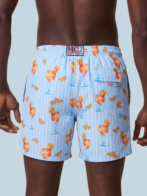 Cocktail Swim Shorts - Macro