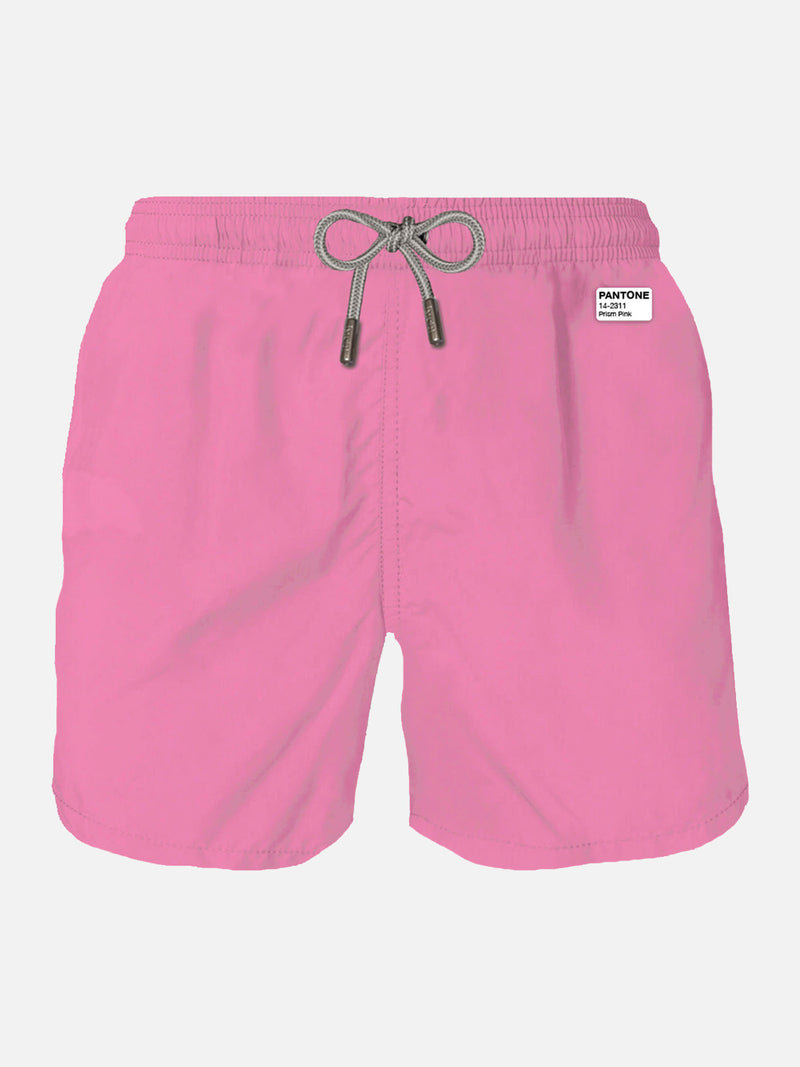 Man pink lightweight swim shorts Lighting Pantone | PANTONE® SPECIAL EDITION