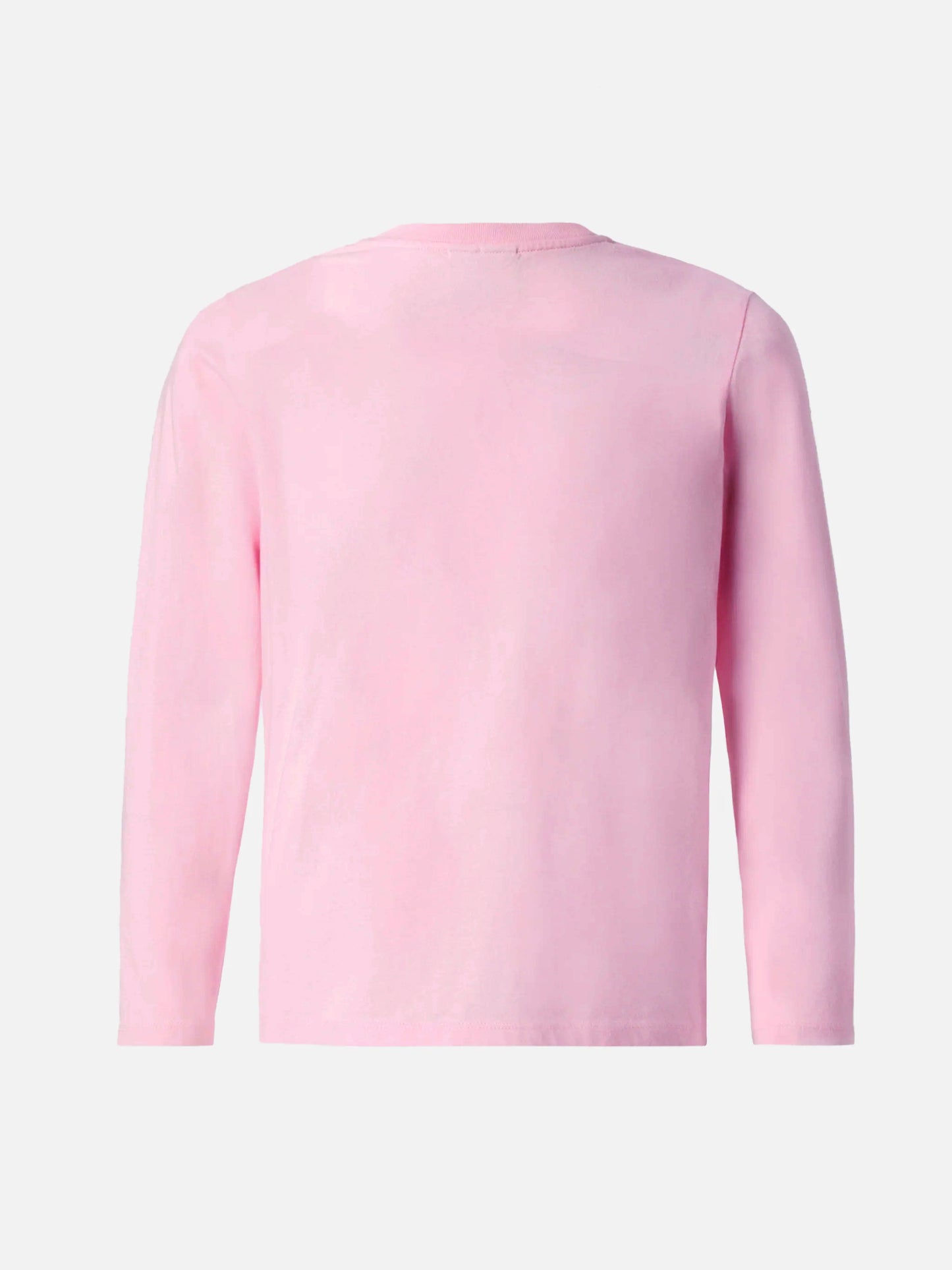 Penny Langarm-T-Shirt aus Baumwolle in Rosa mit Snoopy-Print und Strassapplikationen | PEANUTS SONDEREDITION