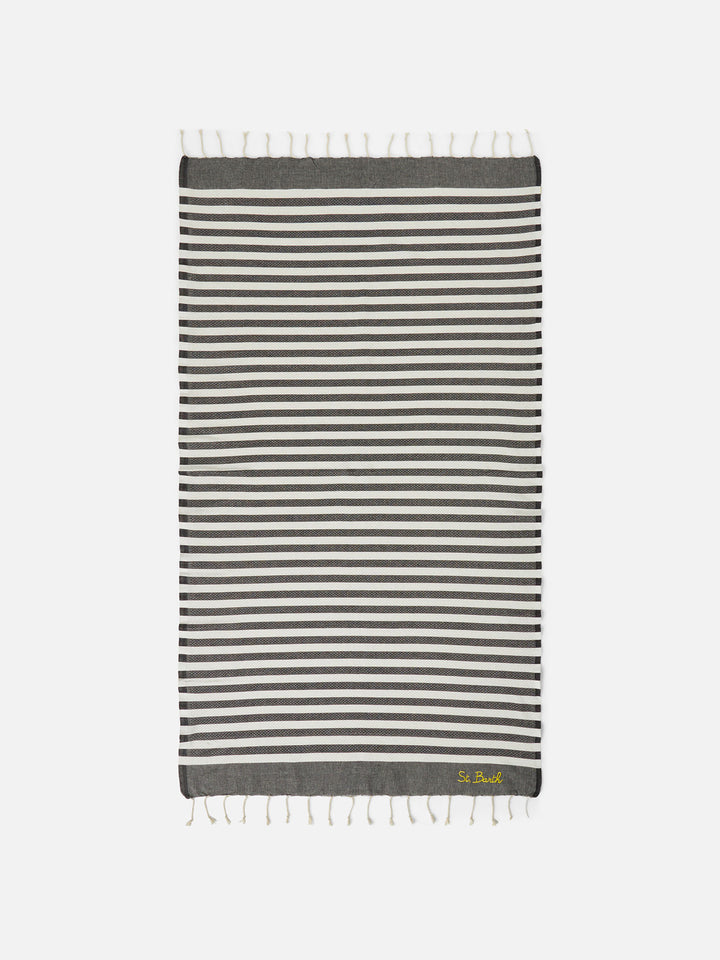 Fouta klassische Wabe mit Streifen
