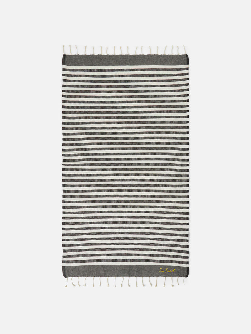 Fouta klassische Wabe mit Streifen