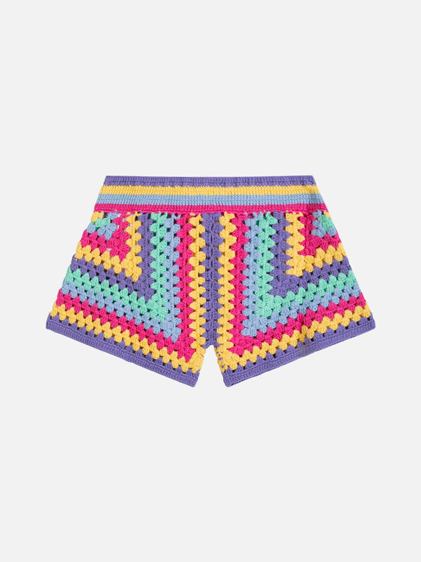 Girl crochet shorts