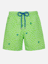 Man Comfort Light Badeshorts mit Krabben-Print