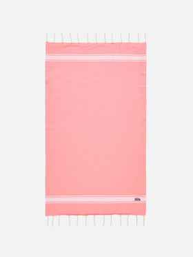 Pink fluo cotton towel