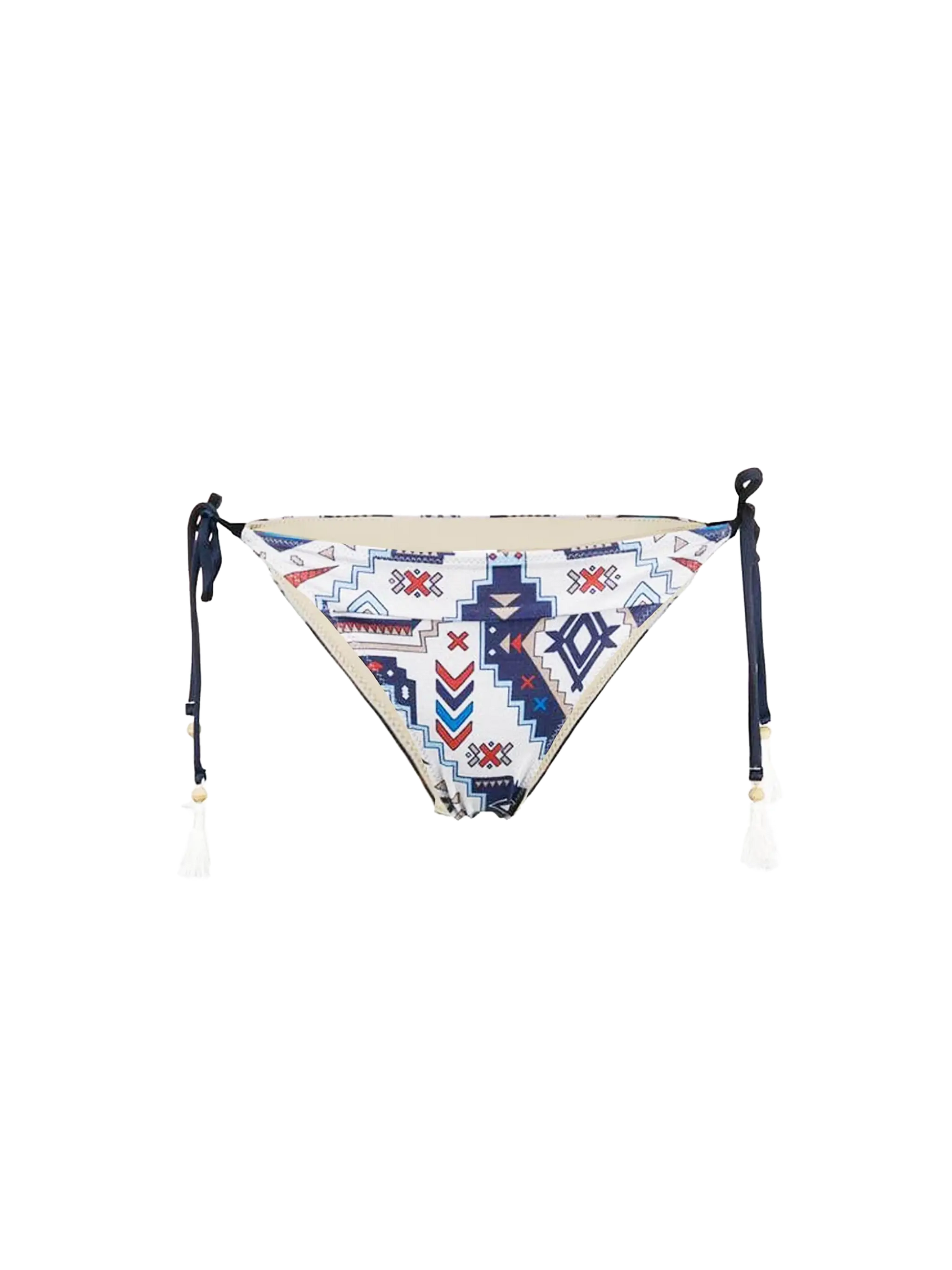 Woman swim briefs with glitter aztec print - MC2 Saint Barth