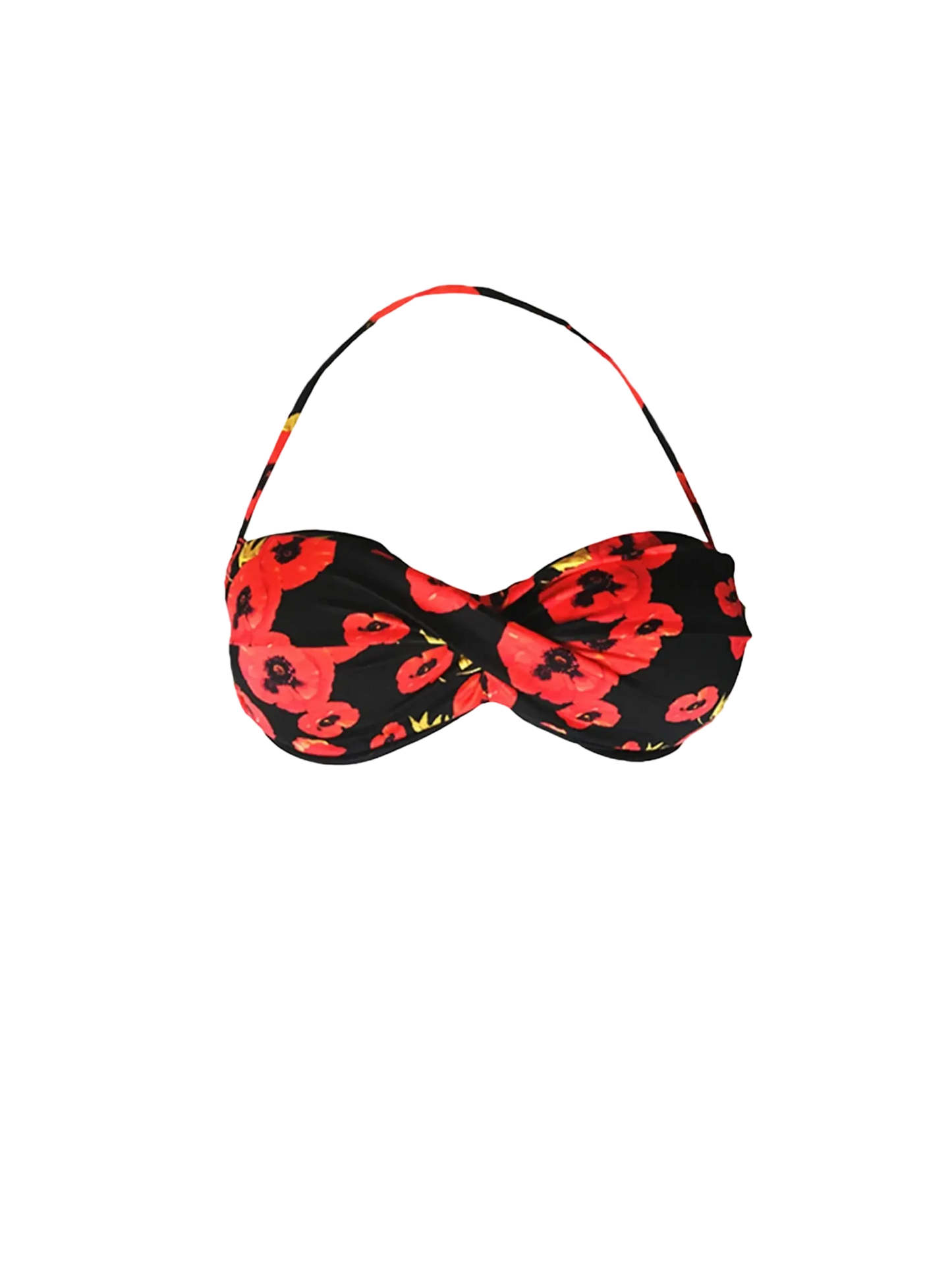 Flower print bandeau top