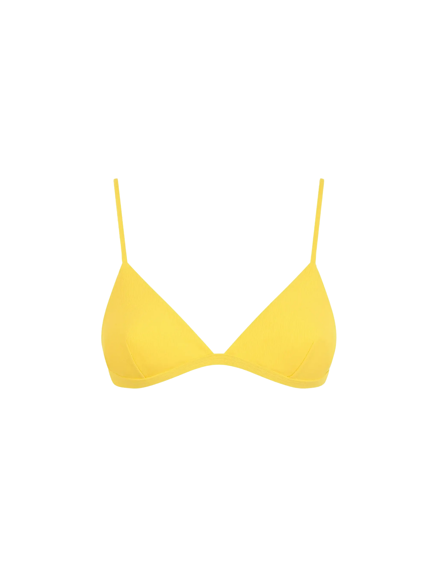 Ribbed yellow triangle - MC2 Saint Barth