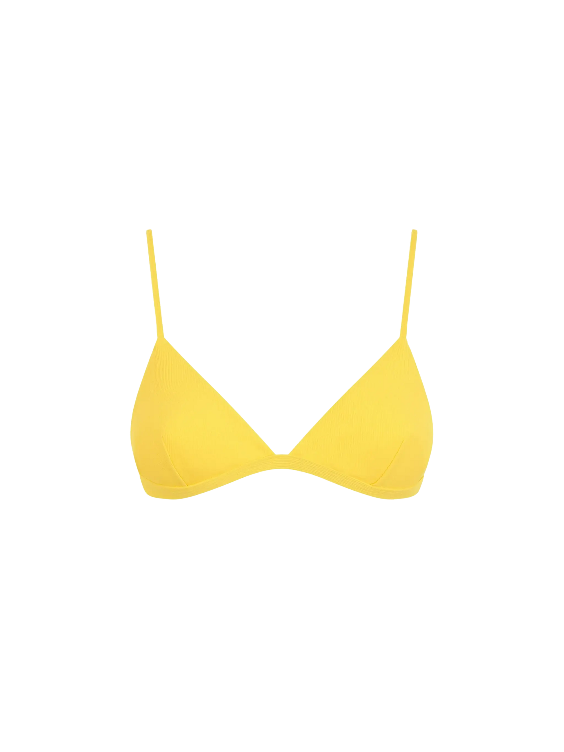 Ribbed yellow triangle - MC2 Saint Barth