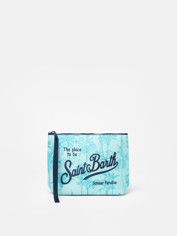 Toile de Jouy scuba pochette Aline
