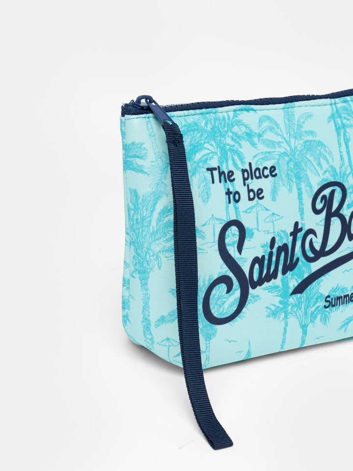 Toile de Jouy scuba pochette Aline