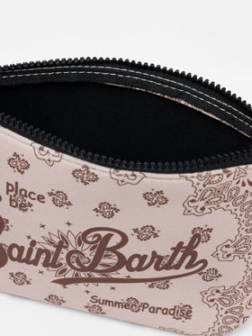 Cremefarbenes Bandana-Tauch-Pochette Aline